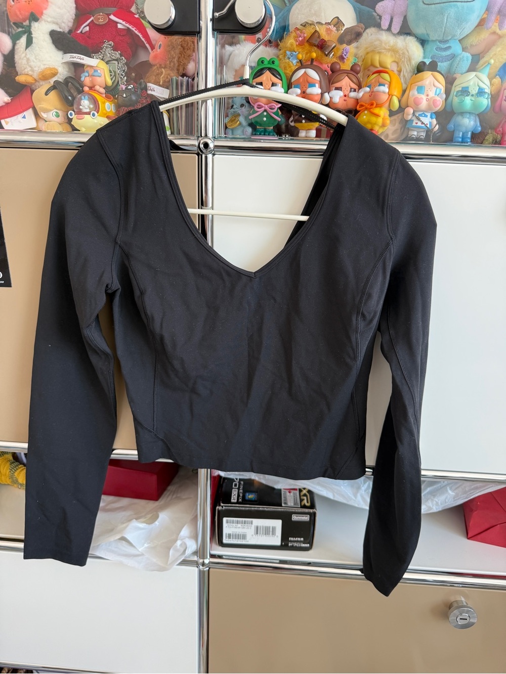 lululemon athletica Black Long Sleeve V-Neck Align Top